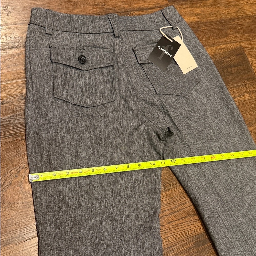 Flamingals High Rise Space Dye wide leg Pants. - Picture 9 of 12